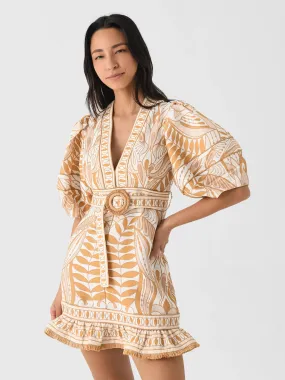 Farm Rio - Lace Natural Mini Dress