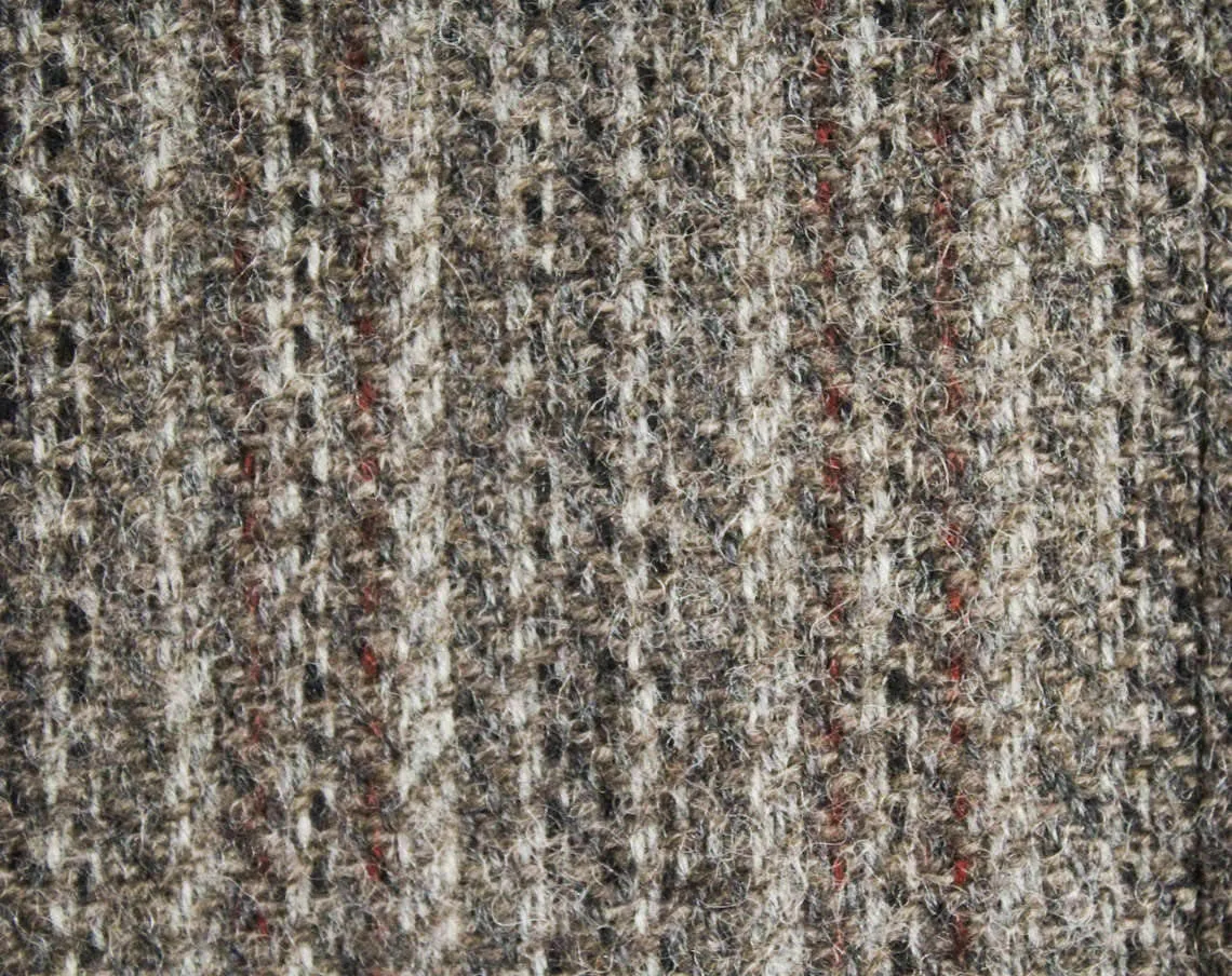 Large Men's Suit Jacket - 1950s 60s Gray Wool Tweed Blazer - Professor Style 50s Sport Coat - Handsome Striped Wool - 3-Button - Chest 44