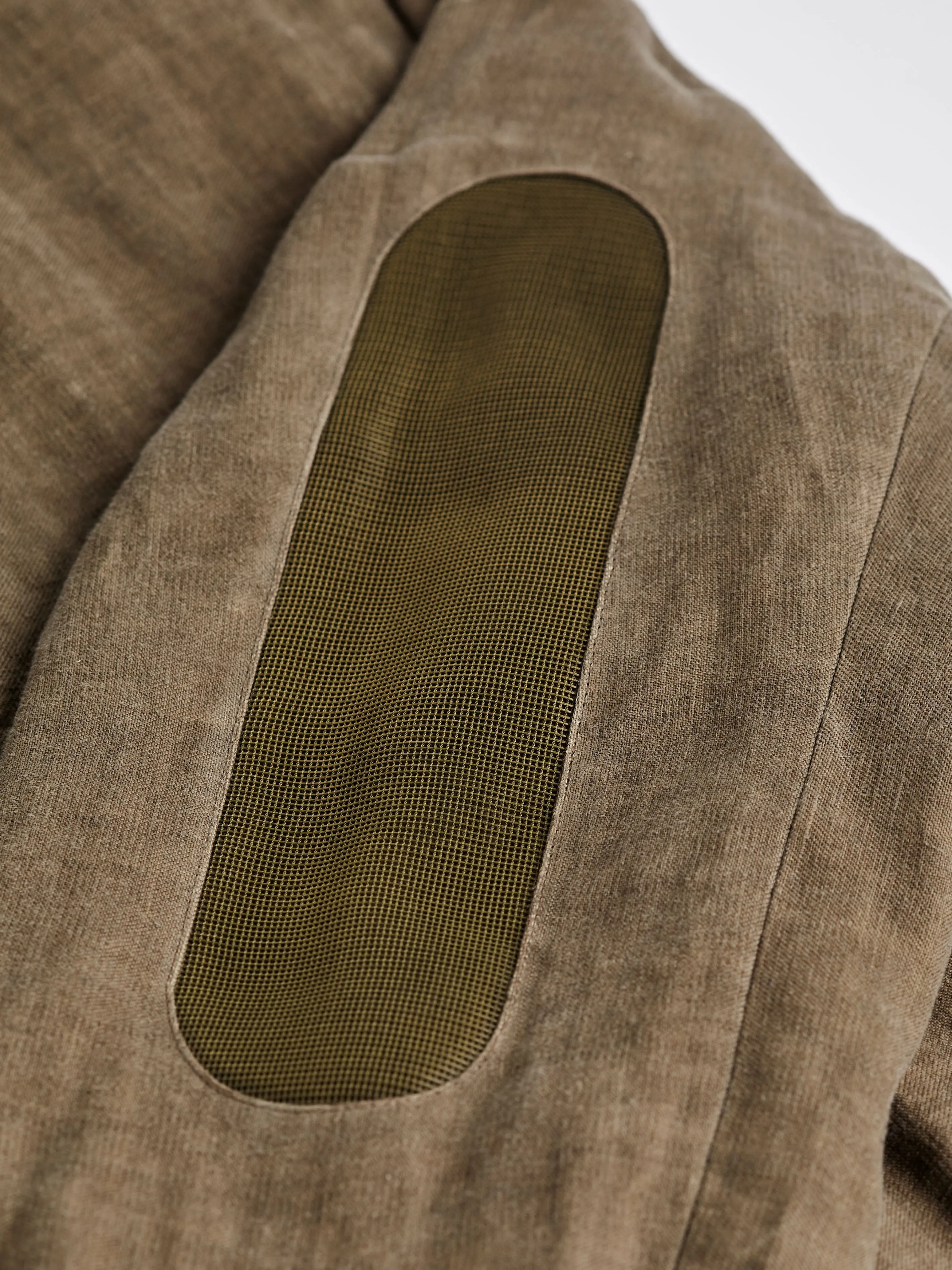 Oiled linen belted Jacket