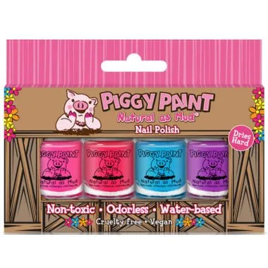 Piggy Paint 4 Polish Box Set 3.5ml