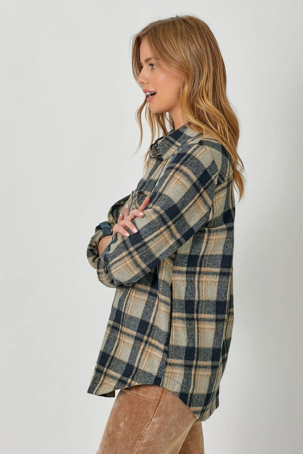 Plaid Shirt Jacket