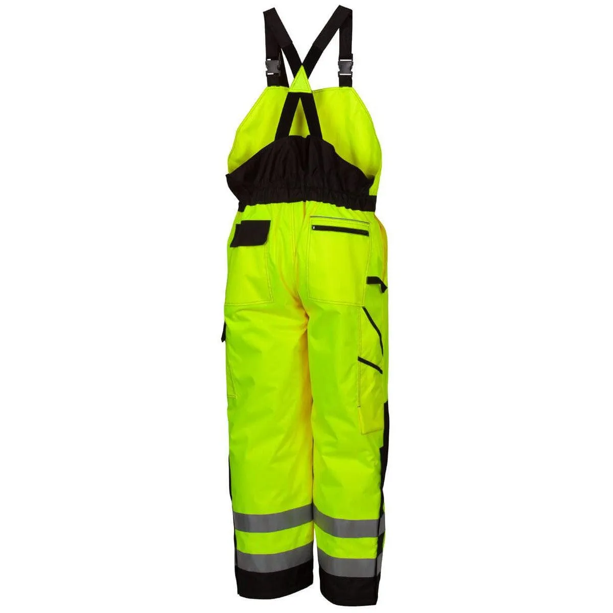 Pyramex RWB4610 Type R Class E Hi-Vis Lime Winter Bib