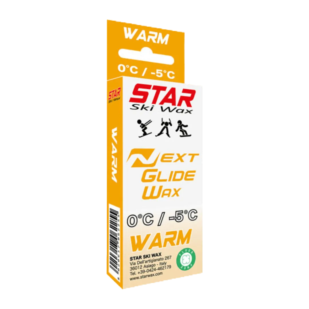 STAR NEXT WARM Fluoro-Free Racing Melt Wax (0C/-5C)