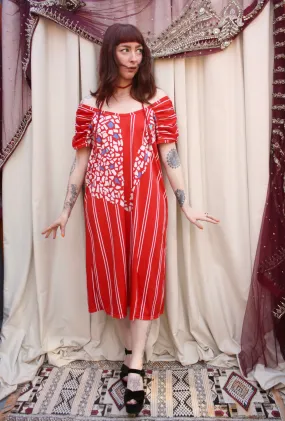 Vintage 70s Belted Dress