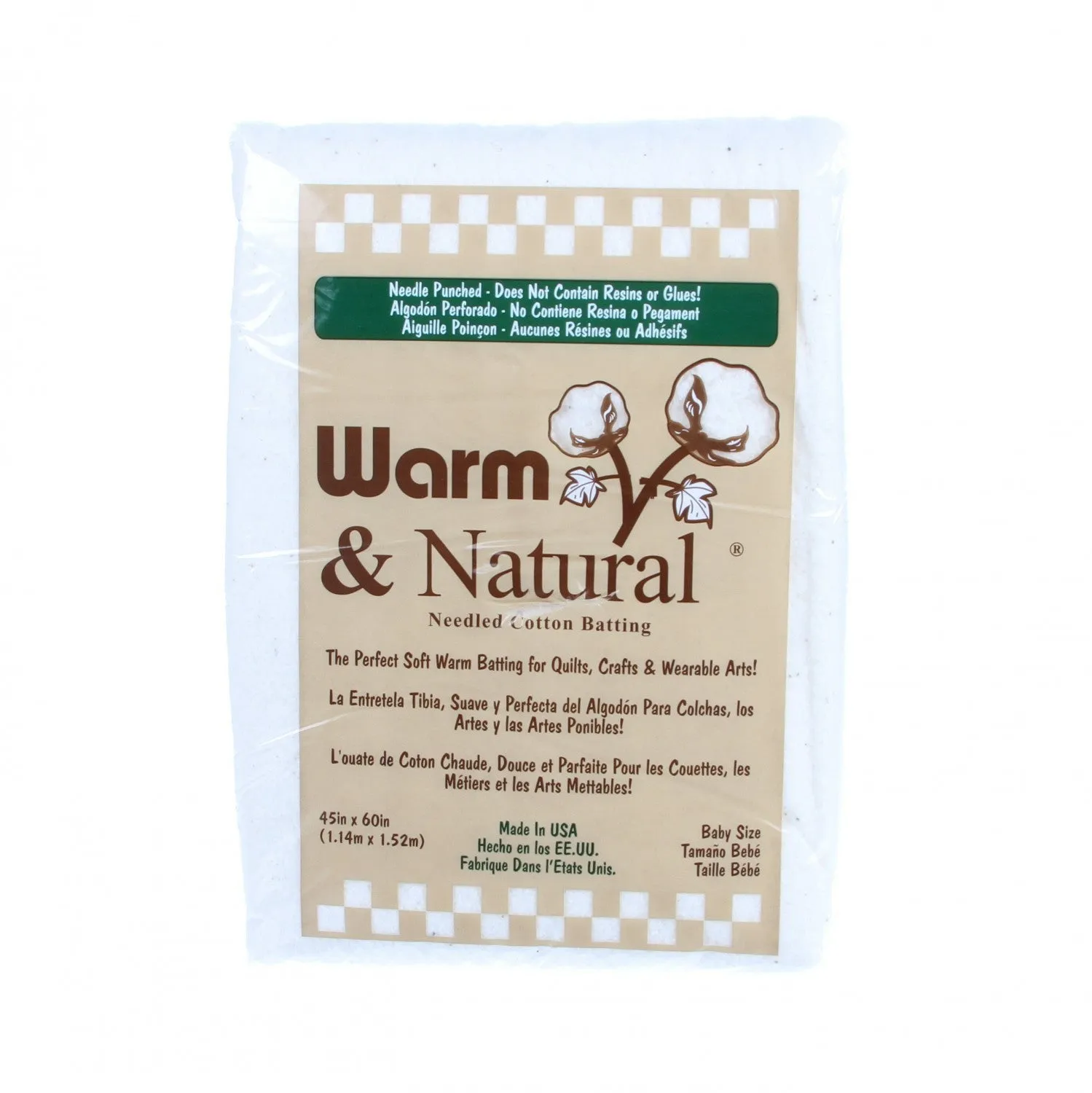 Warm & Natural Needled Cotton Batting