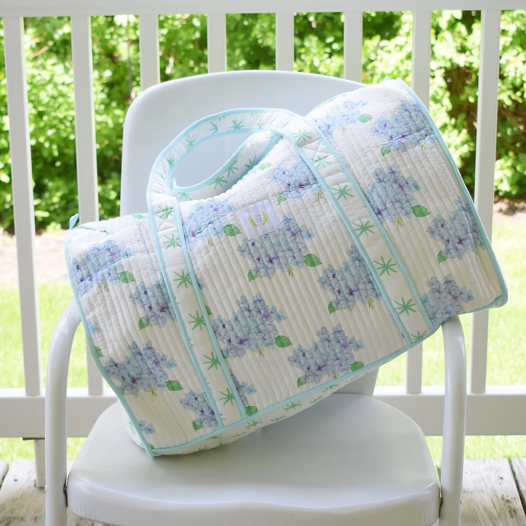 Weekender Tote, Hydrangea