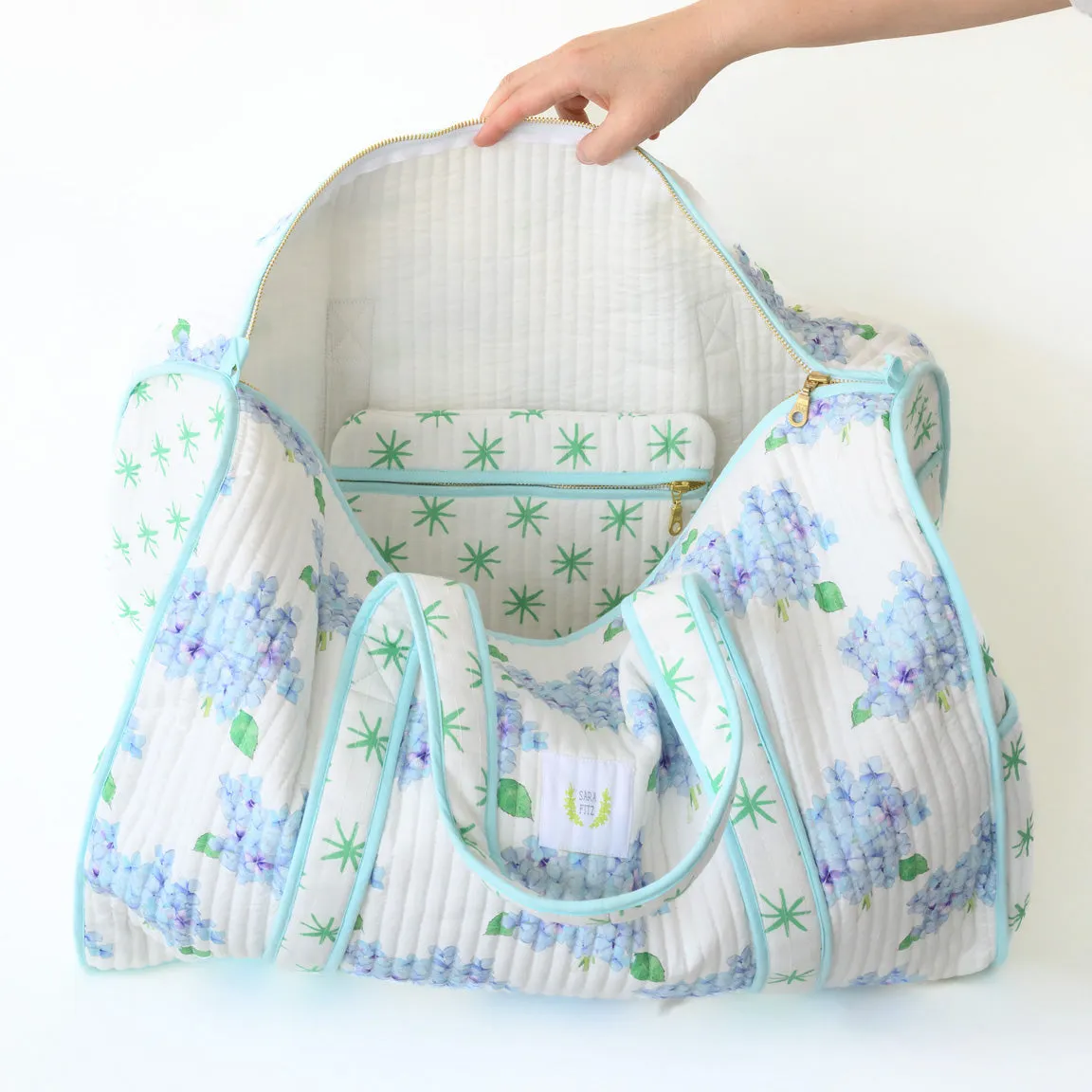 Weekender Tote, Hydrangea