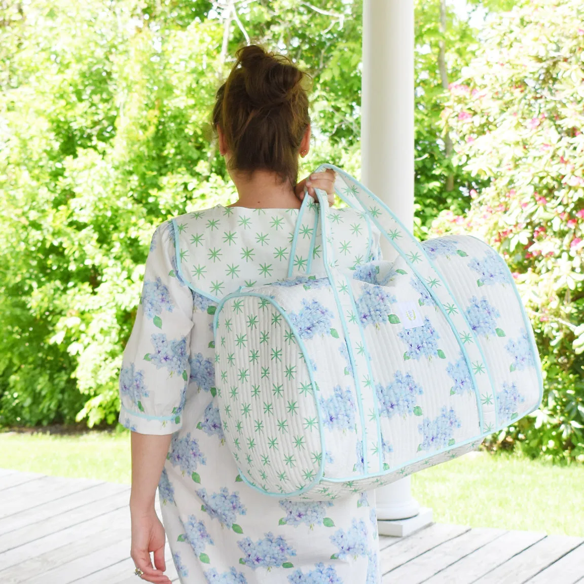 Weekender Tote, Hydrangea