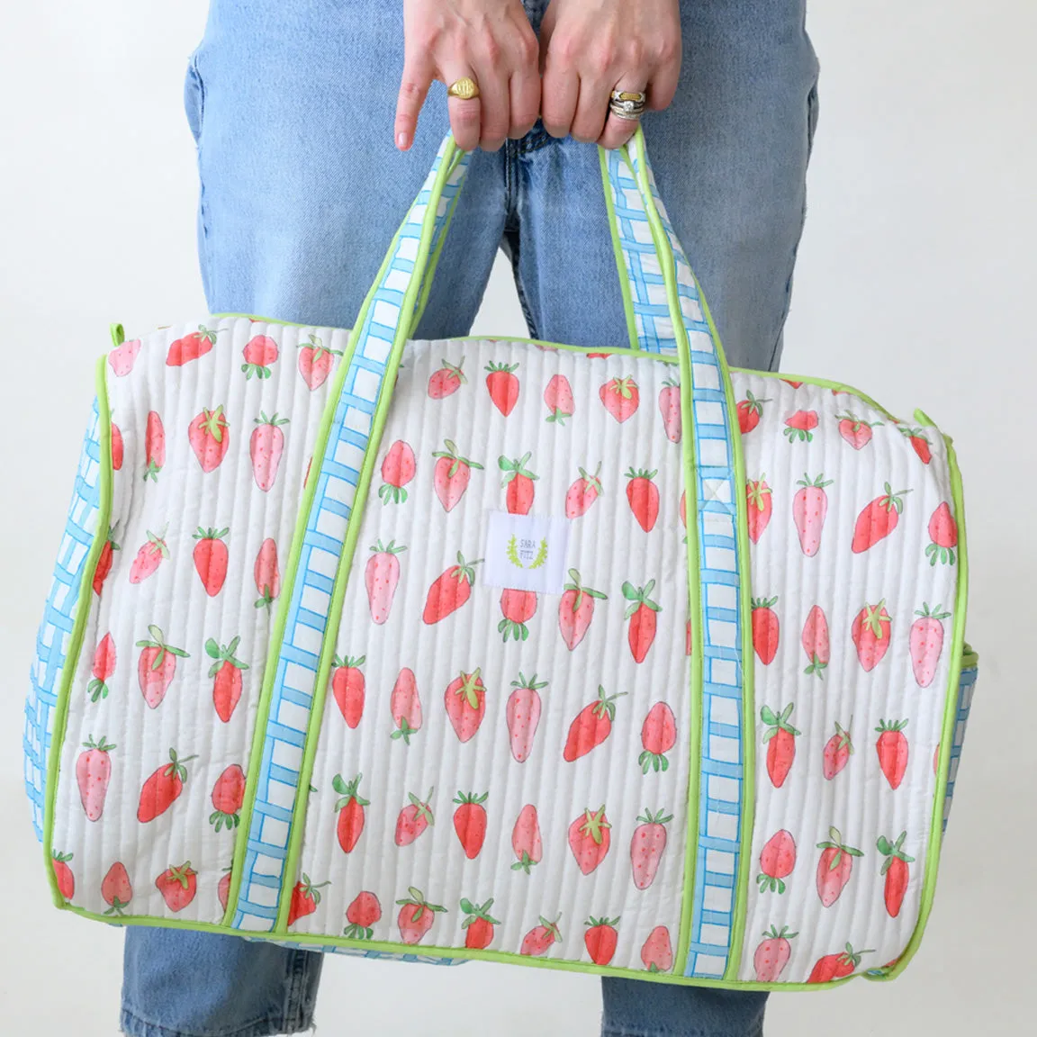 Weekender Tote, Strawberry