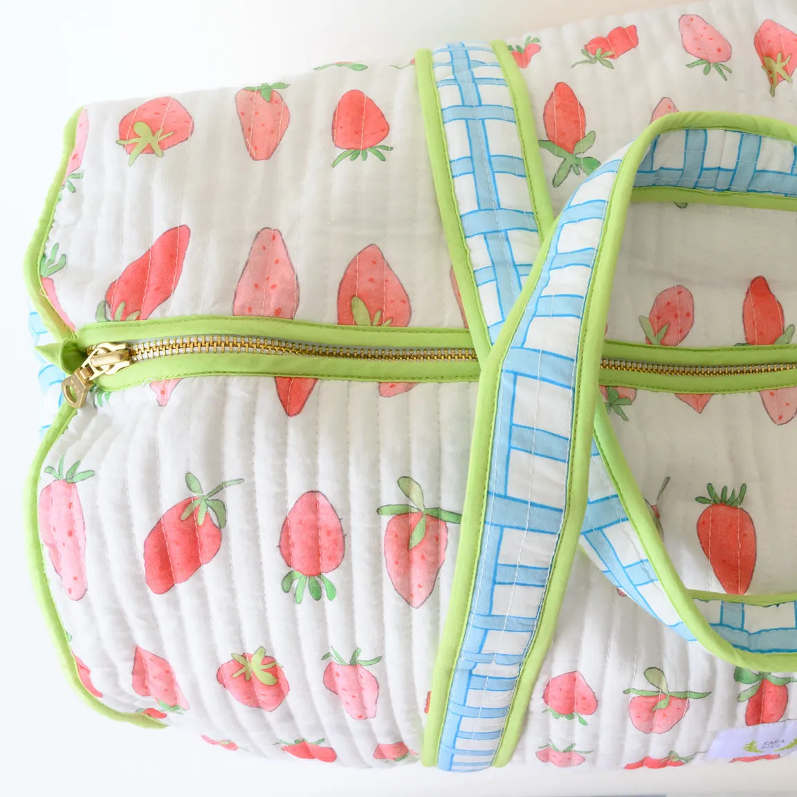 Weekender Tote, Strawberry