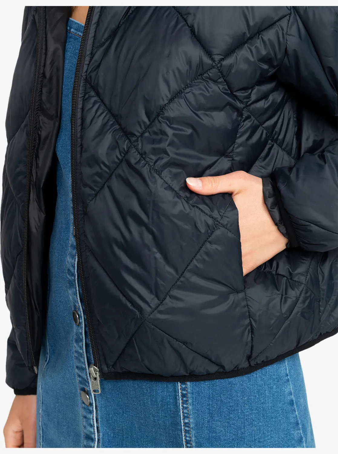 Wind Swept Lightweight Hooded Packable Jacket - Anthracite