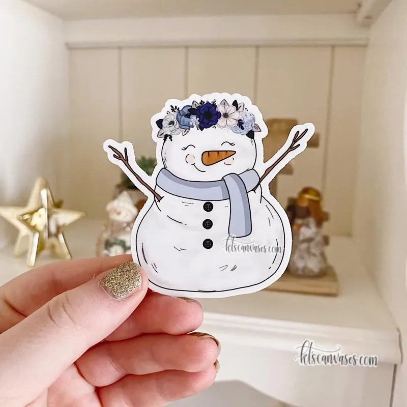 Winter Snowman Sticker